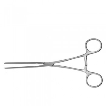 Leland-Jones Atrauma-Peripheral Vascular Clamp Straight Stainless Steel, 19.5 cm - 7 3/4"